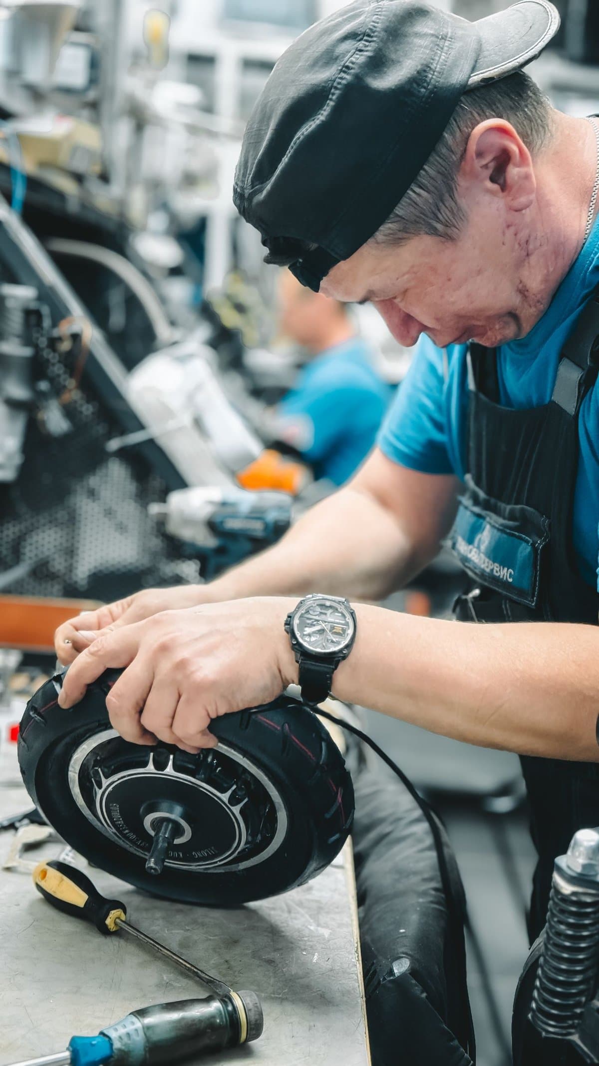 Wheel and tyre service